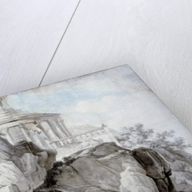 Project for an artificial mountain in honour of the Festival of Reason to erected in a public garden at Bordeaux, 1795 by L. Dutourd