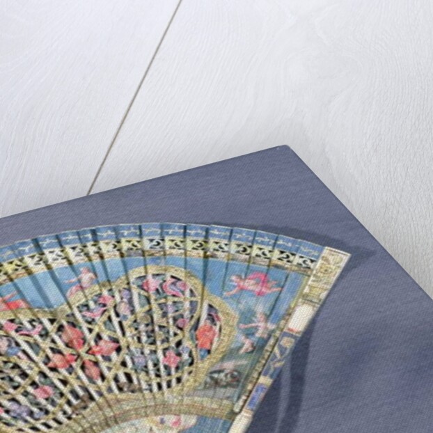 Fan with Cupids, 17th century by French School