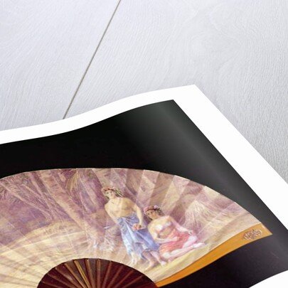 Fan painted for Madame Alice Louis-Barthou, 1910 by Pierre Loti