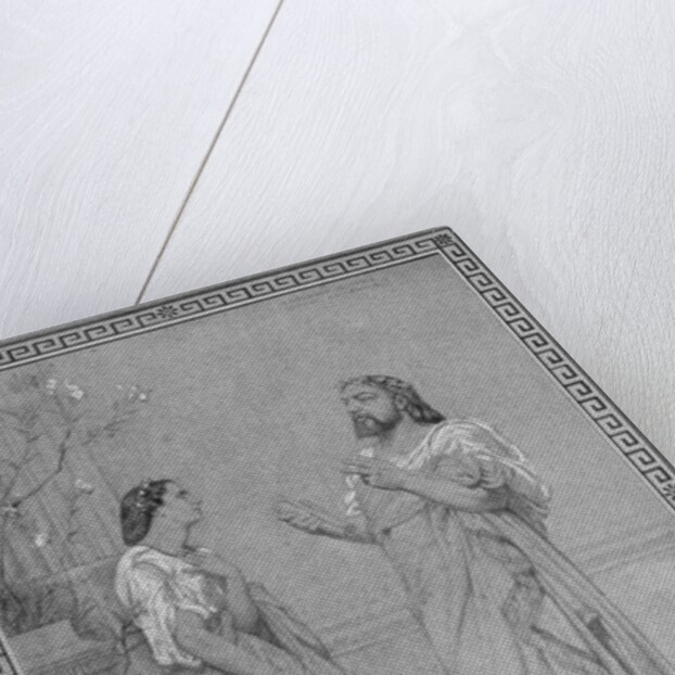 Theophile Gautier and Maria Favart by Gustave Clarence Rodolphe Boulanger