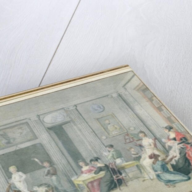 Family in a study room on the Ile de La Reunion, 1813 by Jean-Joseph Patu de Rosemont