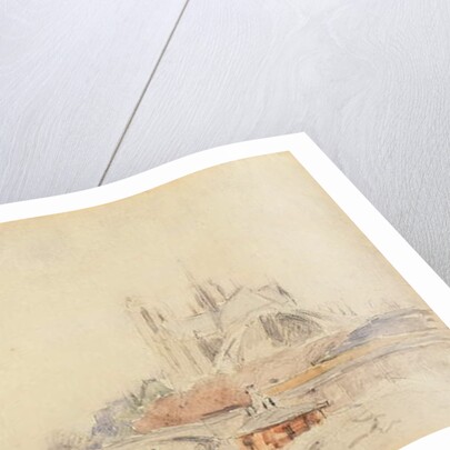 View of the Pont de la Tournelle and Notre-Dame de Paris by Albert-Charles Lebourg