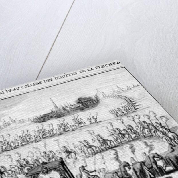 The Arrival of the Heart of Henri IV at the College of La Flèche on 4 June, 1610 by French School