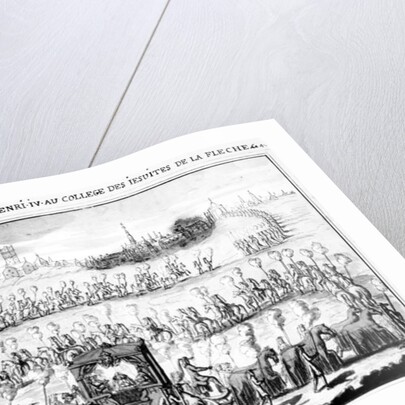 The Arrival of the Heart of Henri IV at the College of La Flèche on 4 June, 1610 by French School