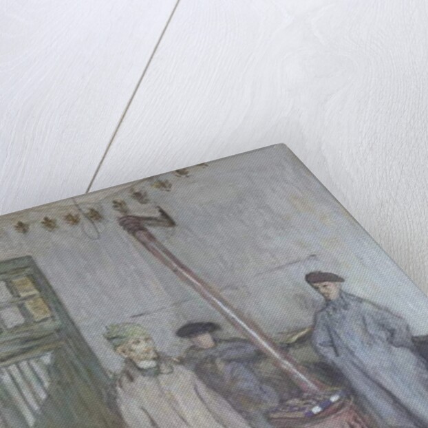 Interrogation of a German prisoner by a French officer, 1917 by Edouard Vuillard