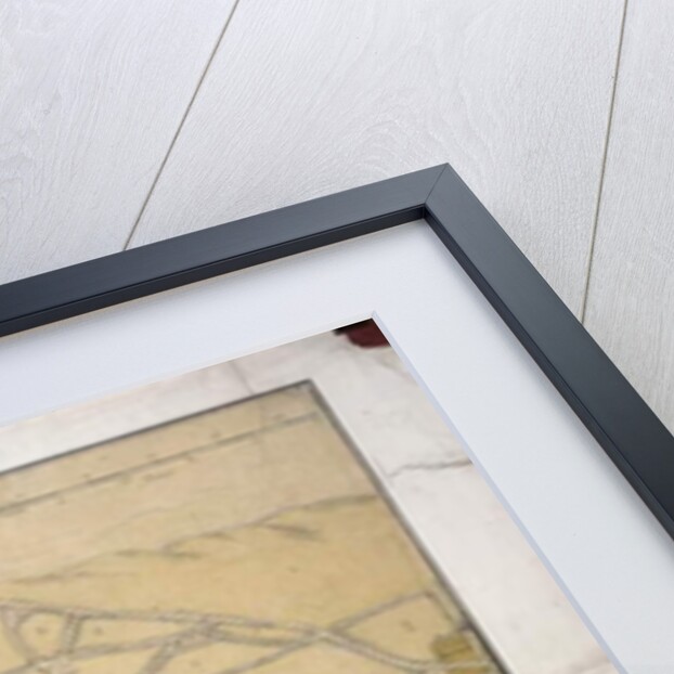 Map showing the Chateau de Puteaux, 1722 by French School