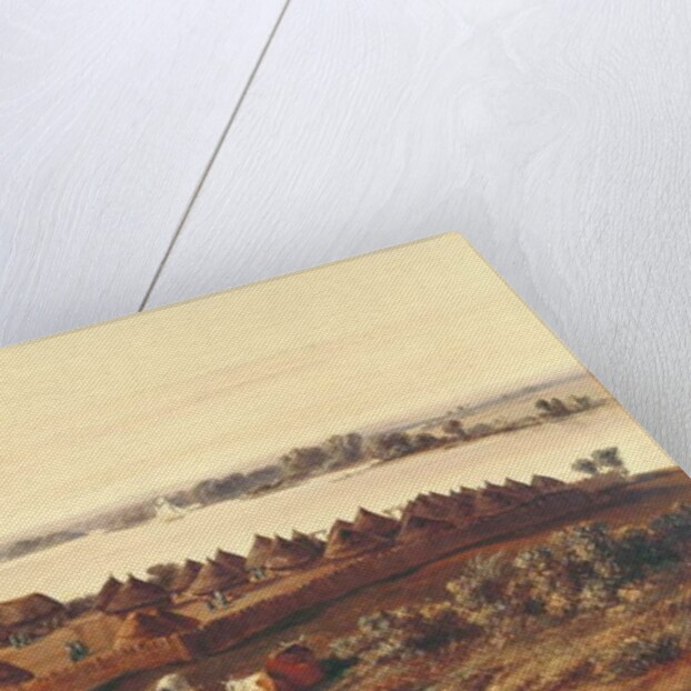 Village in Senegal by Edouard Auguste Nousveaux