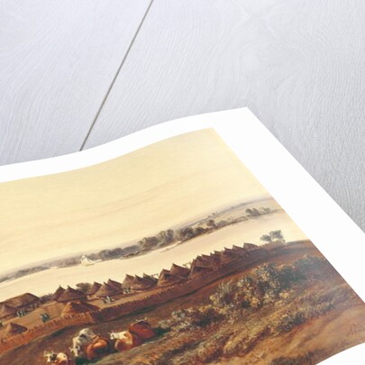 Village in Senegal by Edouard Auguste Nousveaux