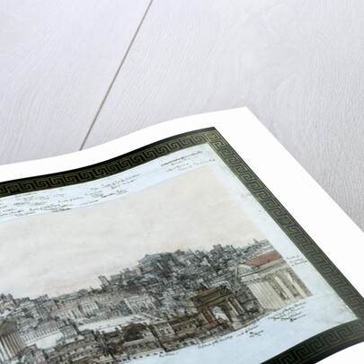 The Reconstruction of Ancient Rome at the Time of the Antonines, c.1819 by Charles Robert Cockerell