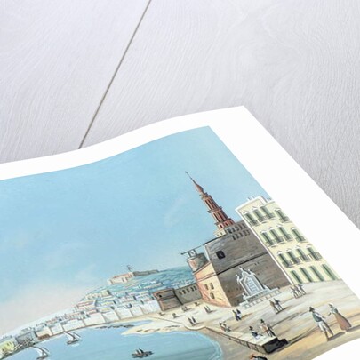 View of Naples from the Carmine, c.1845 by Italian School