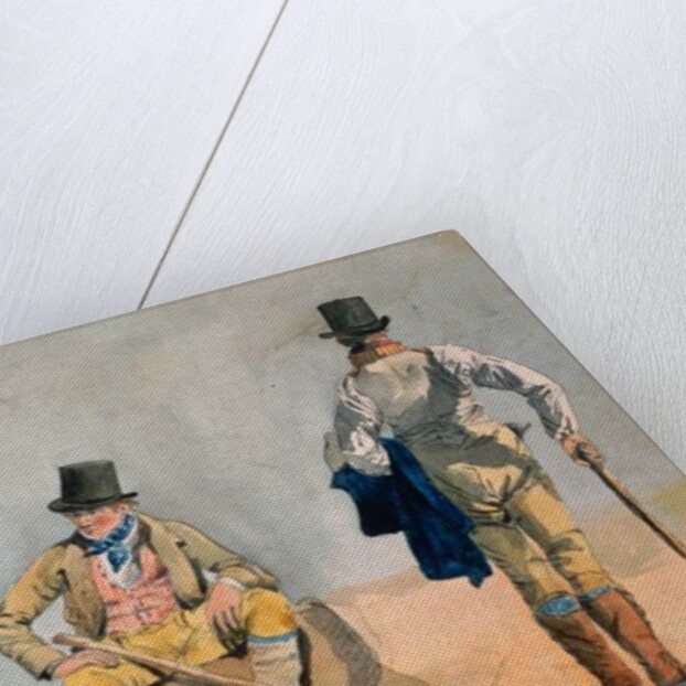 A Tri-Portrait of the Architect Anthony Salvin by William Andrews Nesfield