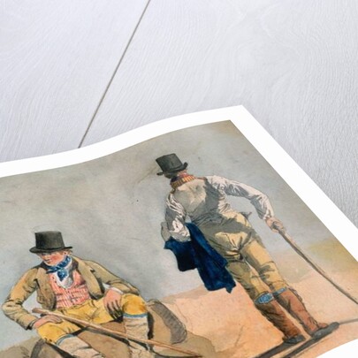 A Tri-Portrait of the Architect Anthony Salvin by William Andrews Nesfield