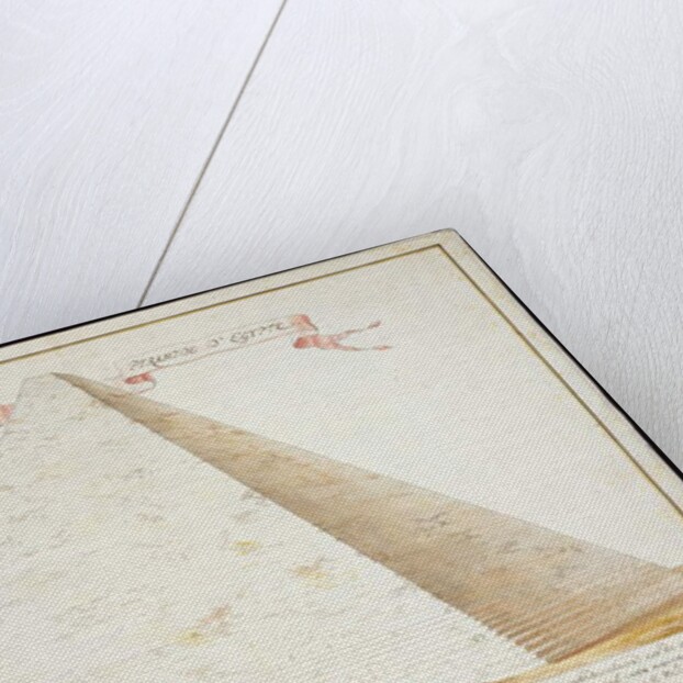 A Perspective View of a Pyramid in Egypt, c.1700 by French School