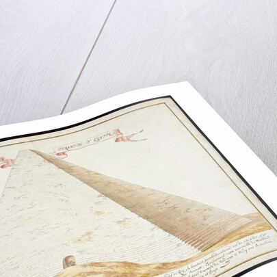 A Perspective View of a Pyramid in Egypt, c.1700 by French School