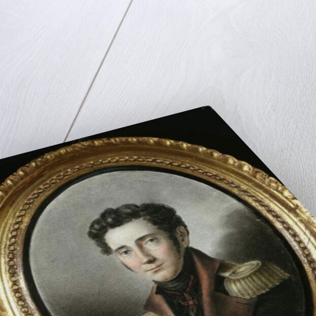 Portrait of a Russian Officer, 1818 by School Russian