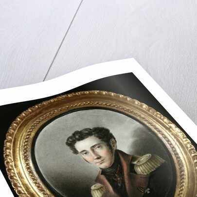 Portrait of a Russian Officer, 1818 by School Russian