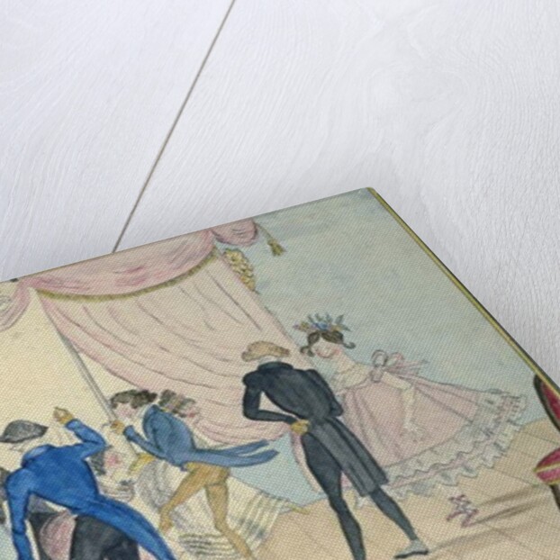 La Poule, c.1820 by Isaac Robert (after) Cruikshank