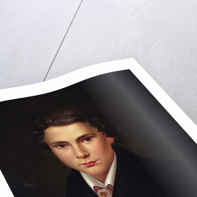 Portrait of a Young Man with a Ruby Stick-Pin, c.1835 by Austrian School