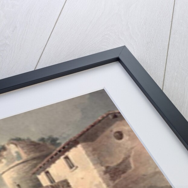 A Ruined Castle, c.1820 by French School