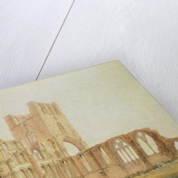 View of Whitby Abbey, c.1820 by John Buckler