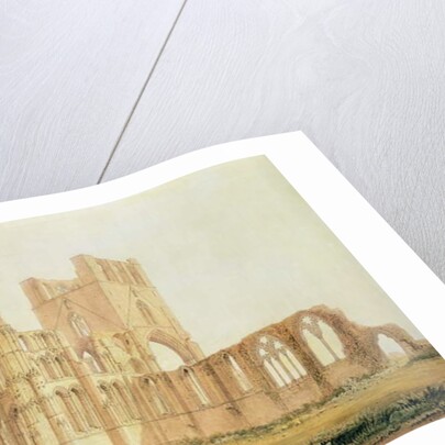 View of Whitby Abbey, c.1820 by John Buckler