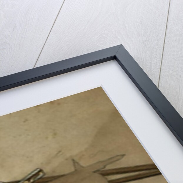 Study of Armour and Weapons at Brancepeth Castle, Durham by William Andrews Nesfield