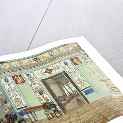 Neo-Classical Etruscan Breakfast Room, 1820 by Russian School