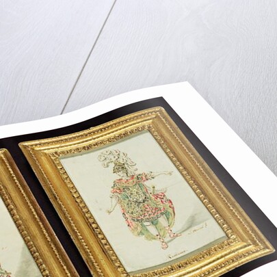 Designs for a Greek and a Roman Opera Costume, c.1770 by Leonardo Marini