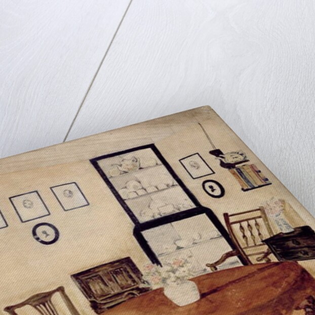 Interior of an Antique Dealer's House, c.1870 by English School