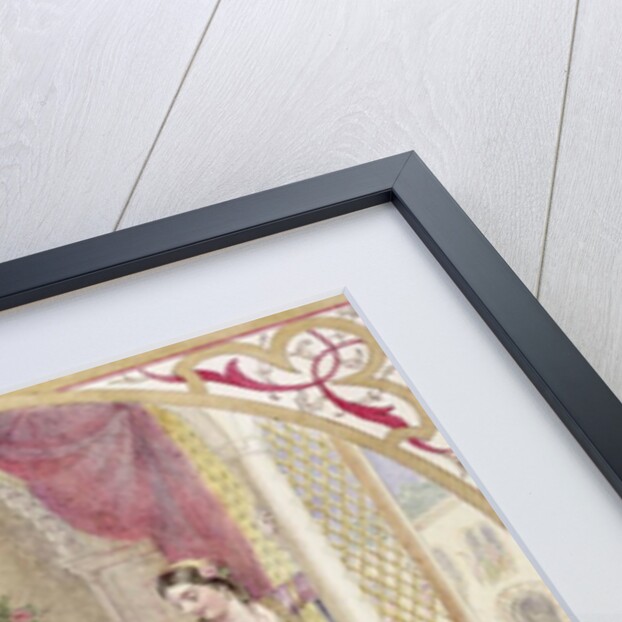 A Moorish Interior with Two Women, c.1840 by English School