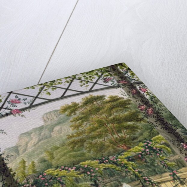 The Trellised Gardens at the Villa Gallo, 1824 by Marianne D'Esterhazy