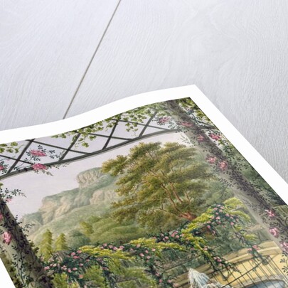 The Trellised Gardens at the Villa Gallo, 1824 by Marianne D'Esterhazy