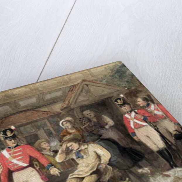 A Shilling for the King, 1812 by English School