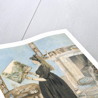 Portrait of Elizabeth Anne Fordyce in the Little Sitting Room at Putney Hill, 1796 by Jane Maxwell Fordyce