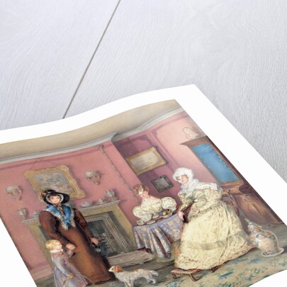 An English William IV Sitting Room in Late Summer, c.1830 by English School