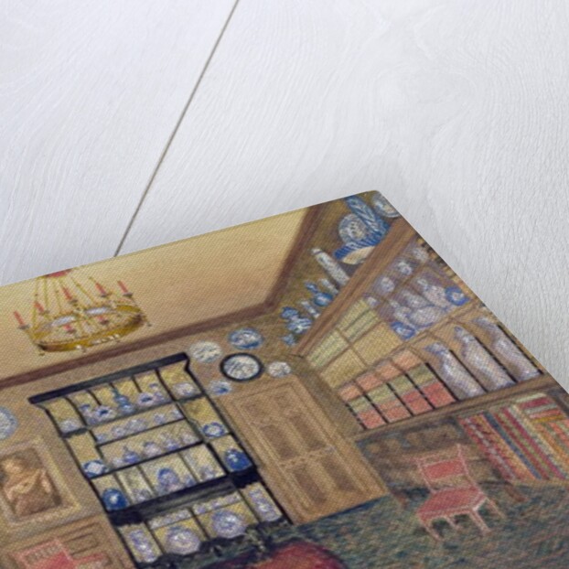 The Morning Room, Bowden Hall, Upton St. Leonards, Gloucester by John Dearman Birchall