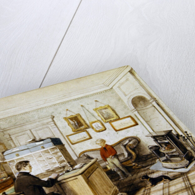 Interior of an office of works, 1852 by Henry Carpenter