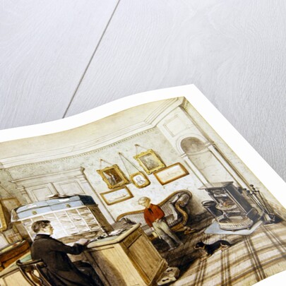 Interior of an office of works, 1852 by Henry Carpenter