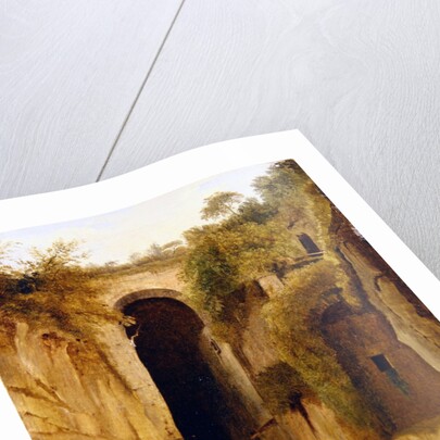 The Crypta Napoletana, beneath the Posillipo hill, Naples, c.1840 by Neapolitan School