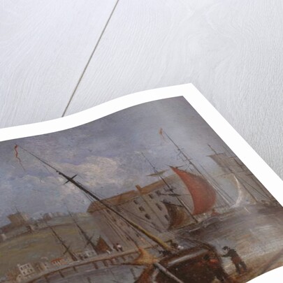 Dover Castle and Harbour, c.1830 by English School