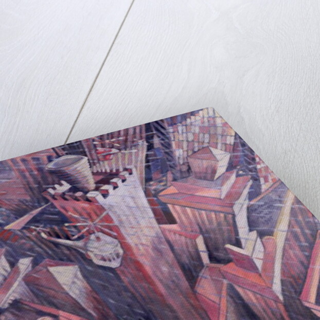 Downtown Manhattan Hailstorm, 1995 by Charlotte Johnson Wahl