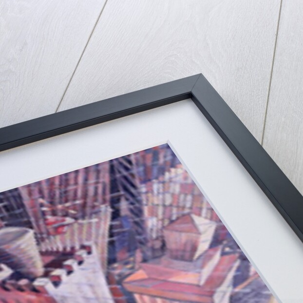 Downtown Manhattan Hailstorm, 1995 by Charlotte Johnson Wahl