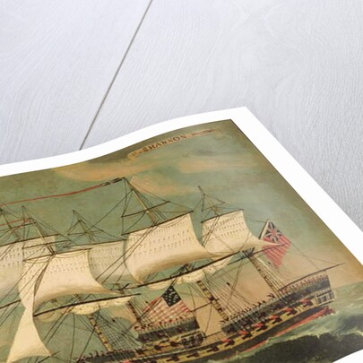 The Chesapeak and the Shannon by American School