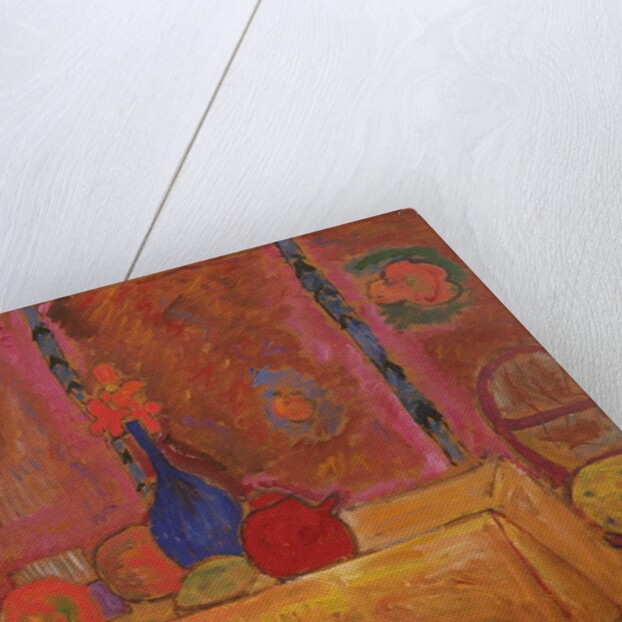 Still Life with Jug and Sculpture on a Table by Alexej von Jawlensky