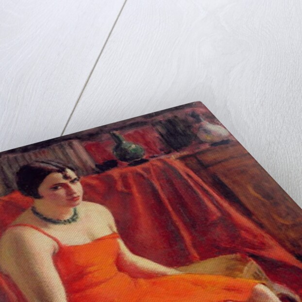 Seated Woman in a Red Dress, 1929 by Roderic O'Conor