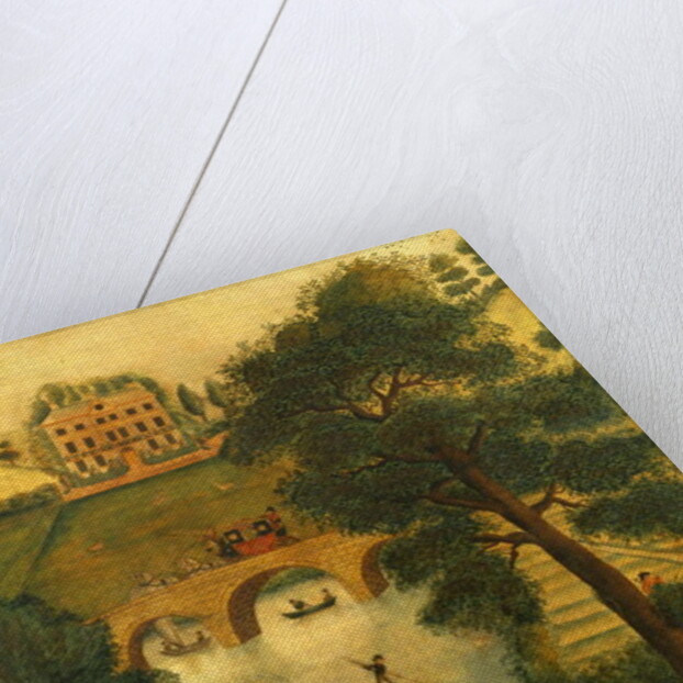 Rural Scene with Coach and Horse, c.1835 by English School