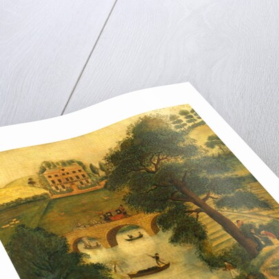 Rural Scene with Coach and Horse, c.1835 by English School