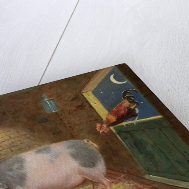 The Moonlit Barn by Frederick Albert Clark