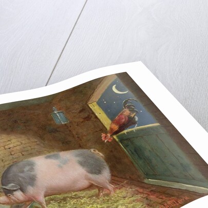 The Moonlit Barn by Frederick Albert Clark