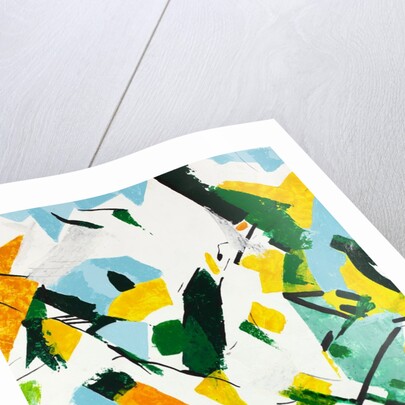 Birch tree abstracted, 2022 by Courtenay Kusitor